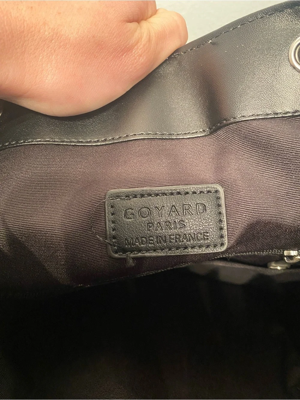Designer Goyard-Navy and Black Backpack